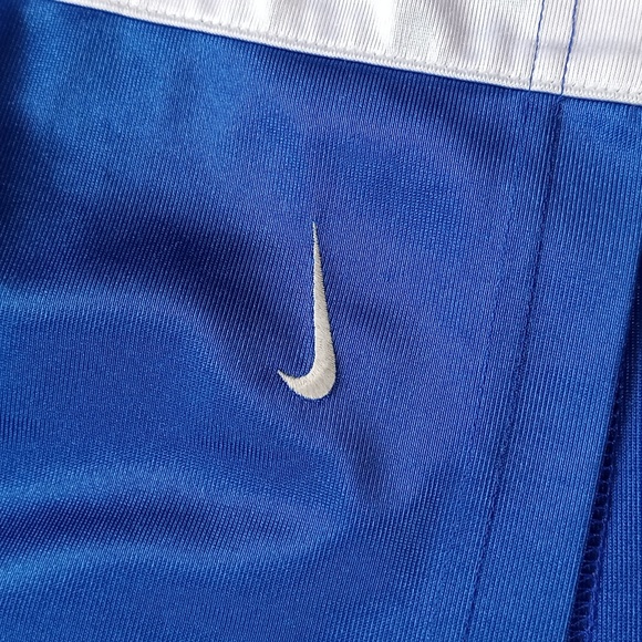 Vintage Y2K 2000s Nike Essential Shorts BLUE/WHITE - Picture 2 of 4